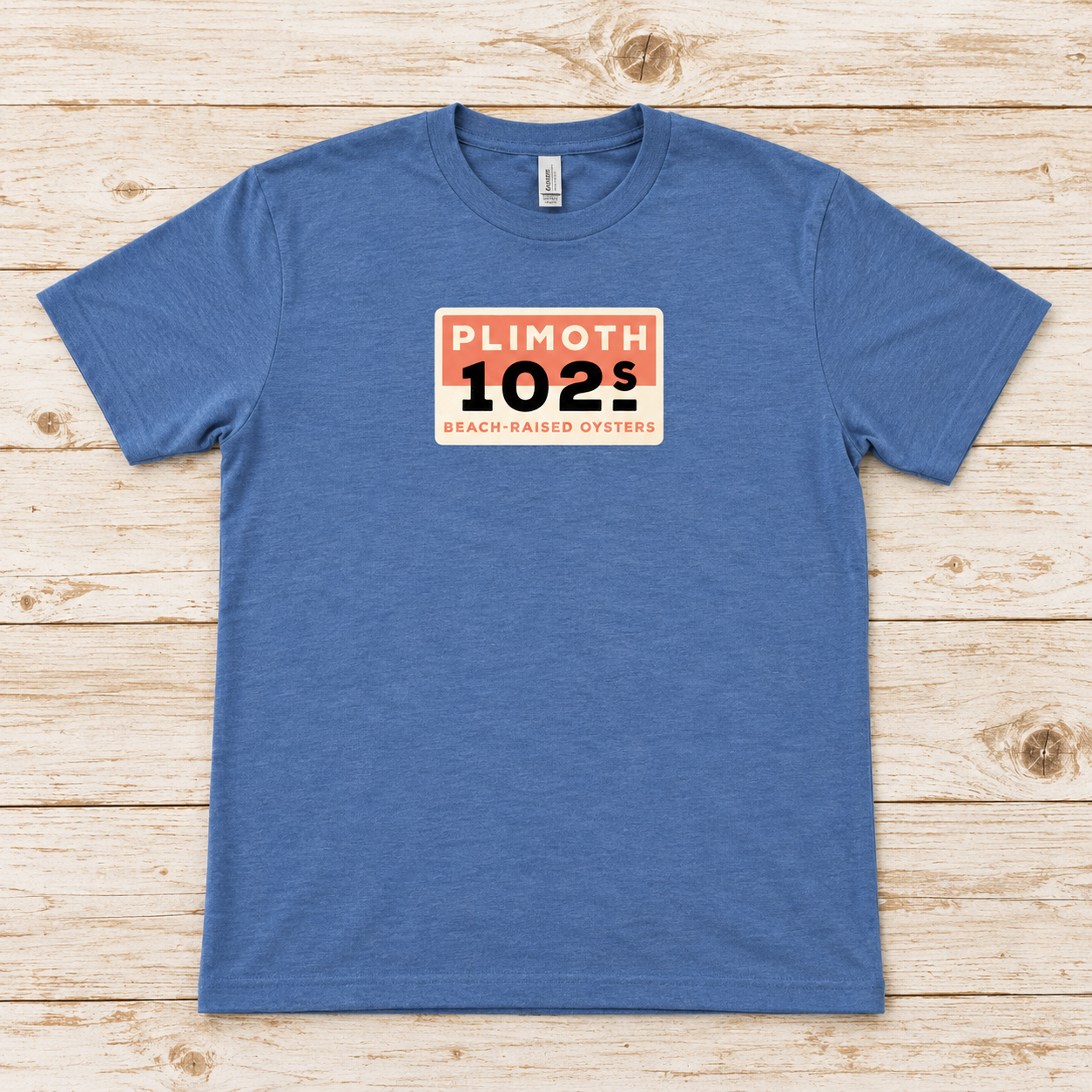 Coastal blue Plimoth 102s T-shirt